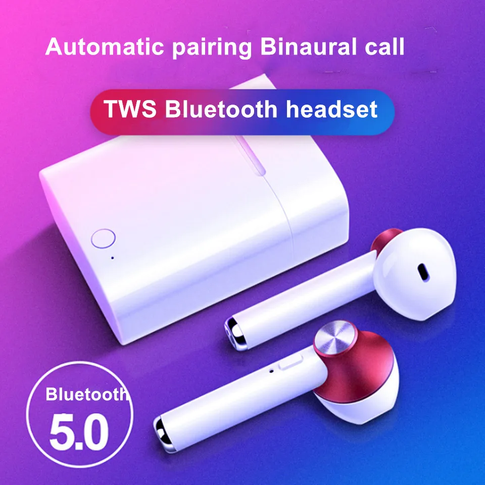 Bluetooth V5.0 сенсорная Операционная гарнитура TWS истинные беспроводные двойные