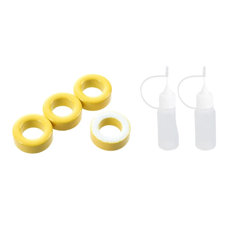 7 мм внутренний диаметр ферритового кольца железные тороидные сердечники желтый