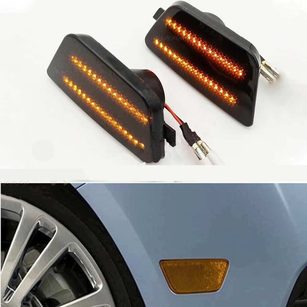 

Smoked Lens LED Side Marker Light For Chevrolet Chevy Cruze 2011-2016 Cruze