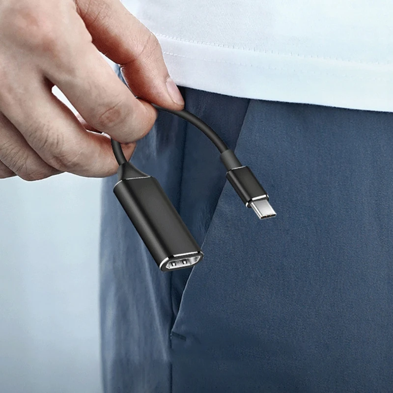 Кабель USB C-HDMI (4K @ 60 Гц) кабель Type-C Thunderbolt 3 совместимый с macBook Pro 2018 2017 Air S21 S20 |