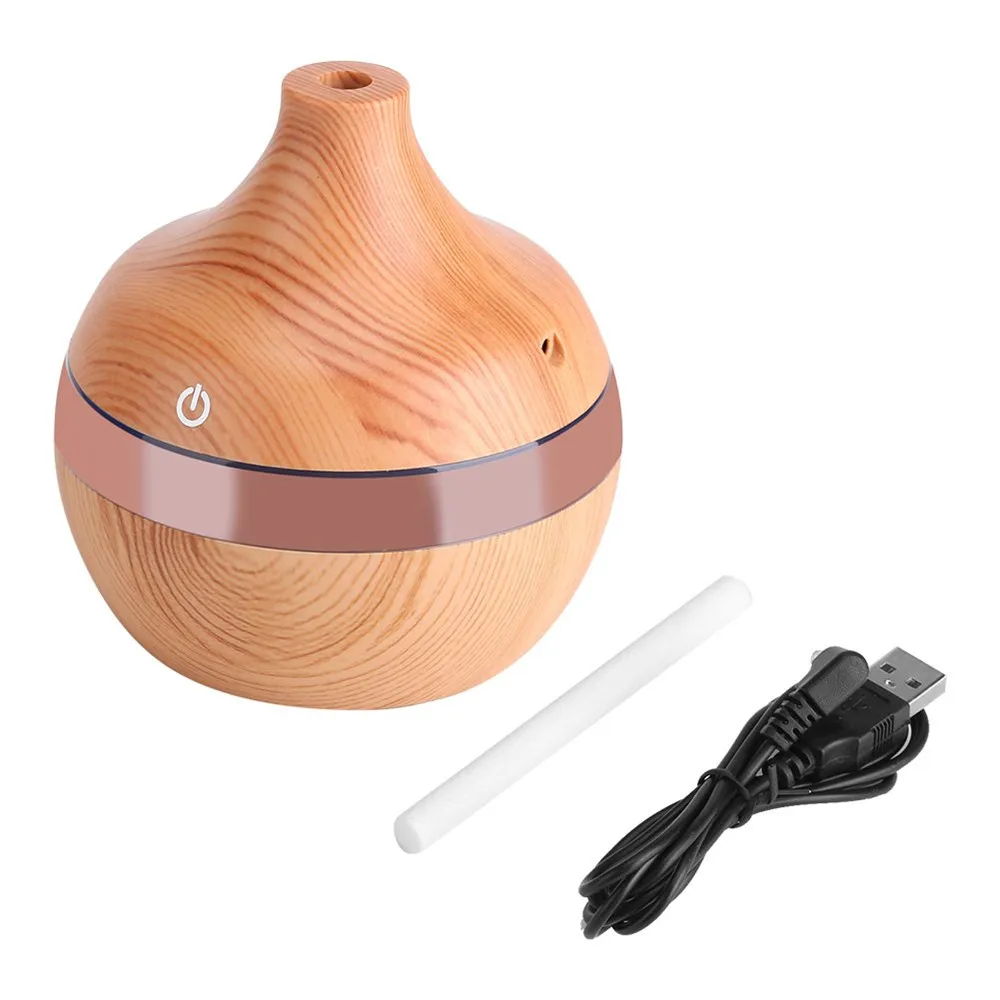 

300ML Essential Oil Diffuser 7 Color Night Lights Cool Mist Humidifier for Office Home Bedroom Living Room Study Yoga Spa Aromat