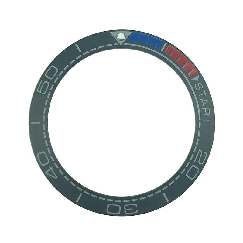 Новый 41 5 мм матовый черный/синий и 1/4 оранжевый высококачественный керамический