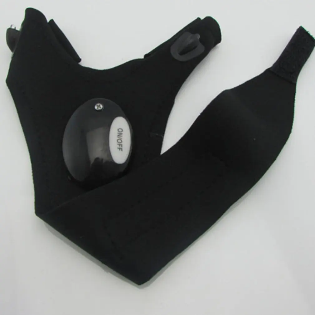 

Night Fishing Led Flashlight Glowing Fishing Gloves Waterproof Cover Survival Camping Hiking Practical Fingerless Gloves