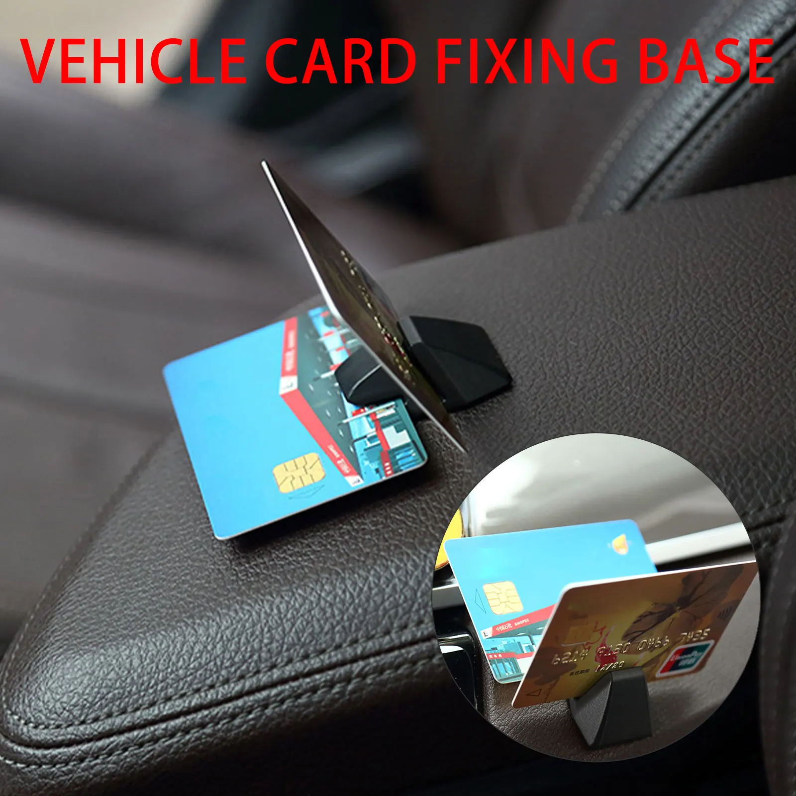 Двойной Автомобильный держатель для карт купюр портативный зажим парковочной