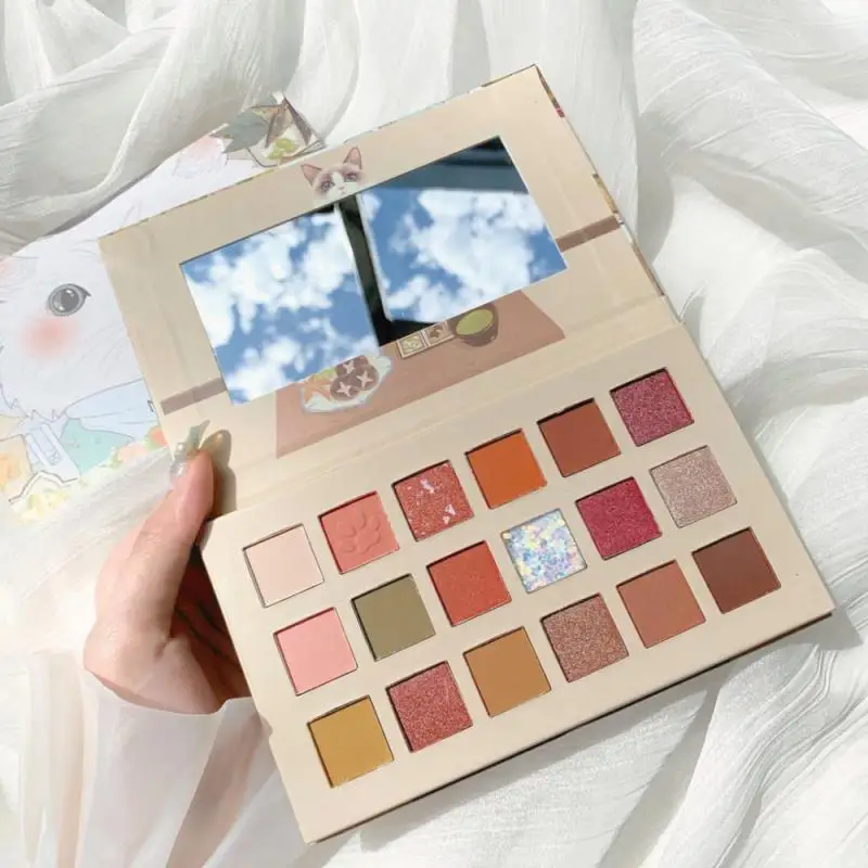 

Matte Earth Color Eyeshadow Matte Pearlescent Shimmer Long-lasting Waterproof Eyes Shadow Palette Eye Makeup Cosmetics TSLM1