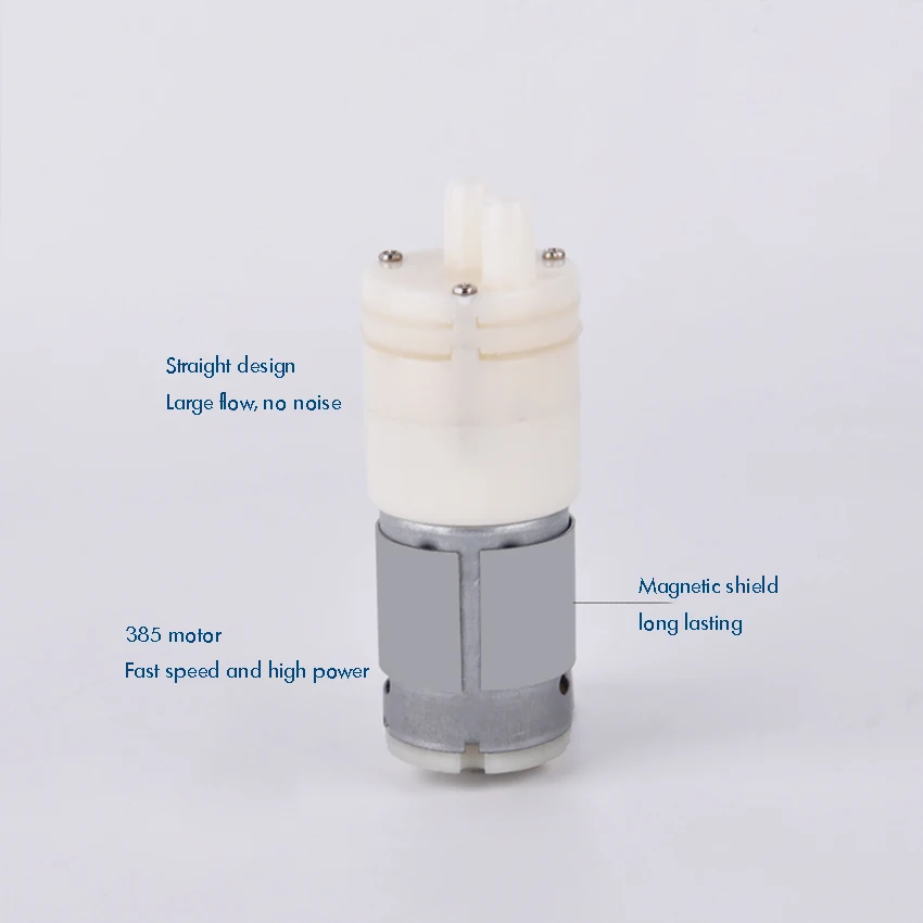 

385 Straight Head Mute Water Pump DC12V High Temperature Resistant Diaphragm Pump Water Pump, Large Flow, Fast Speed, High Power