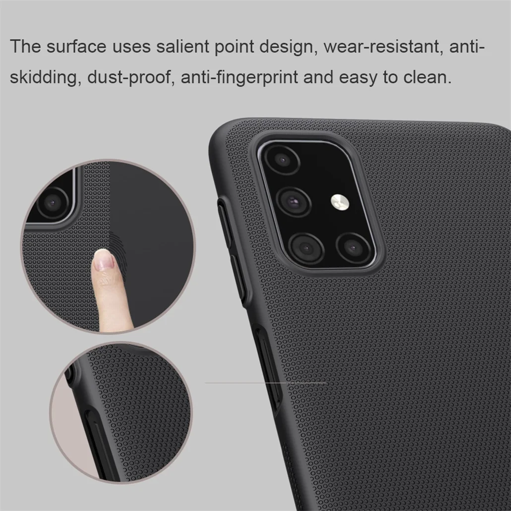 Чехол Nillkin для Samsung Galaxy M31s M51 матовый жесткий защитный чехол из поликарбоната