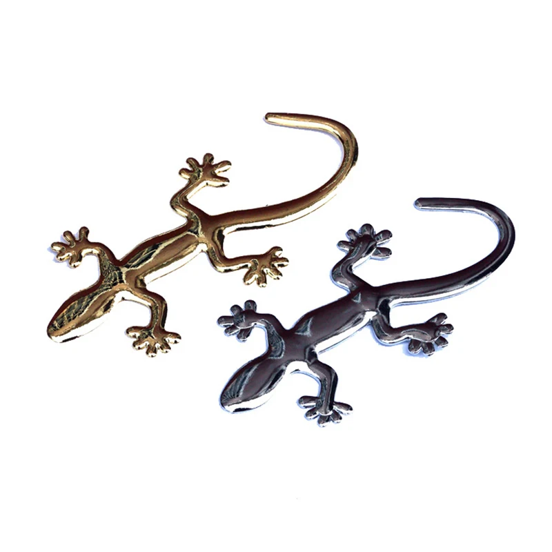 Автомобильные 3D наклейки Gecko металлические стерео для украшения автомобиля