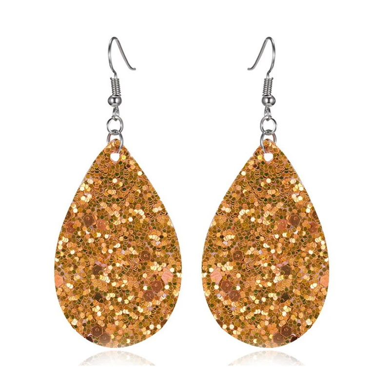 Женские блестящие серьги Cpop с каплями воды модные серьги-подвески ювелирные