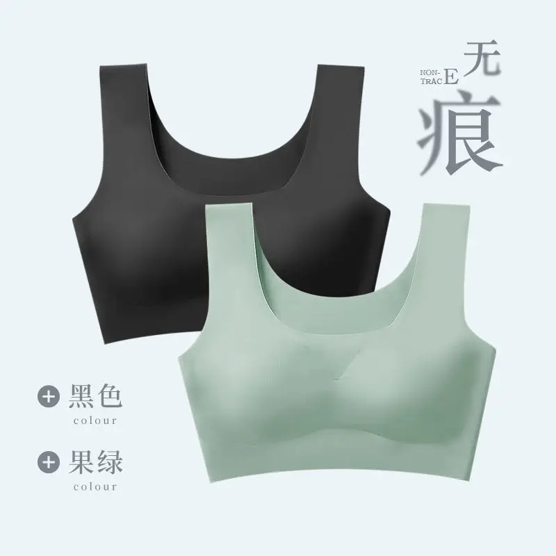 

Seamless Bra Plus Size Wire Free Brassieres For Big Woman Natural Rubber Women's Intimates Lingerie Femme Underwear & Sleepwears