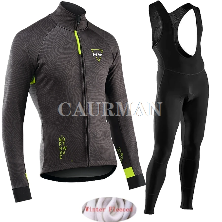 Новинка 2020 Northwave Зимняя Теплая Флисовая одежда для велоспорта NW Warning Мужской