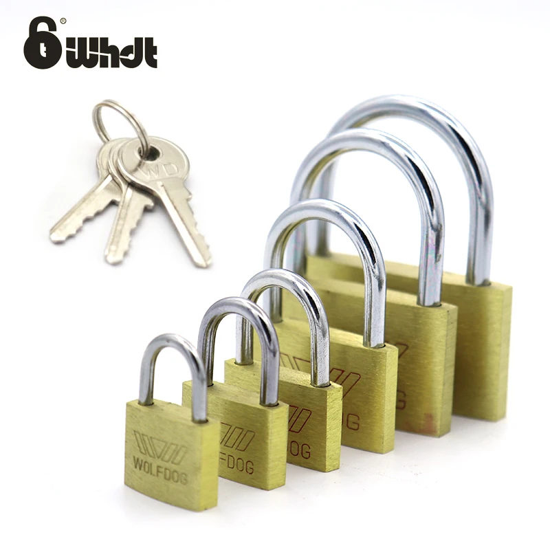 WHDT высокобезопасные замки дверной замок медный с ключом для ворот ящиков шкафов