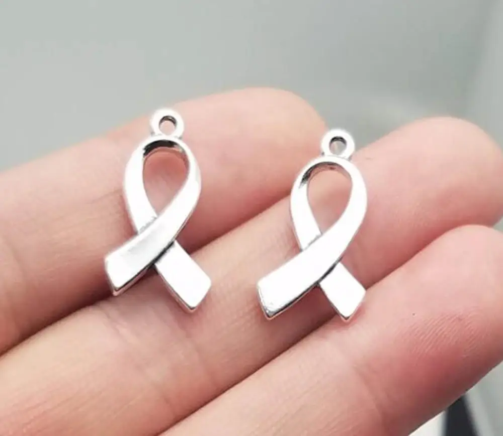 

30pcs/lot--22x12mm, Antique silver plated double side Ribbon charms,DIY supplies,Jewelry accessories