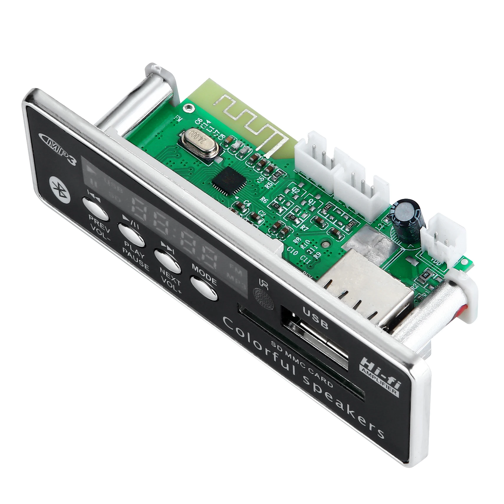 Автомобильный аудио USB TF FM радиомодуль ARuiMei беспроводной Bluetooth 6V 12V MP3 WMA декодер