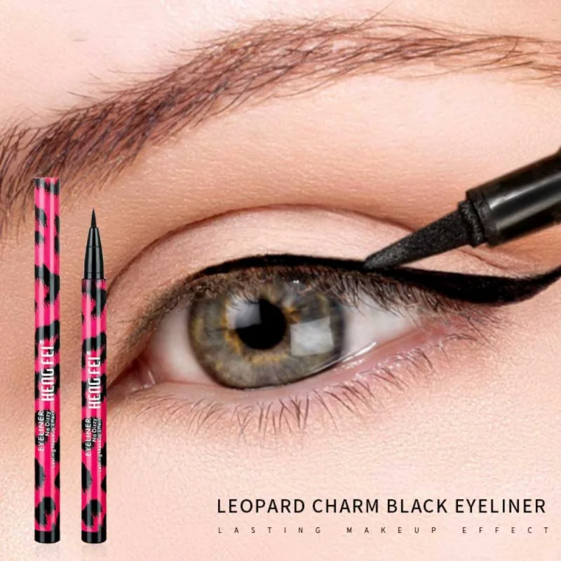 Подводка карандаш для глаз с леопардовым рисунком жидкая Косметика макияжа тату