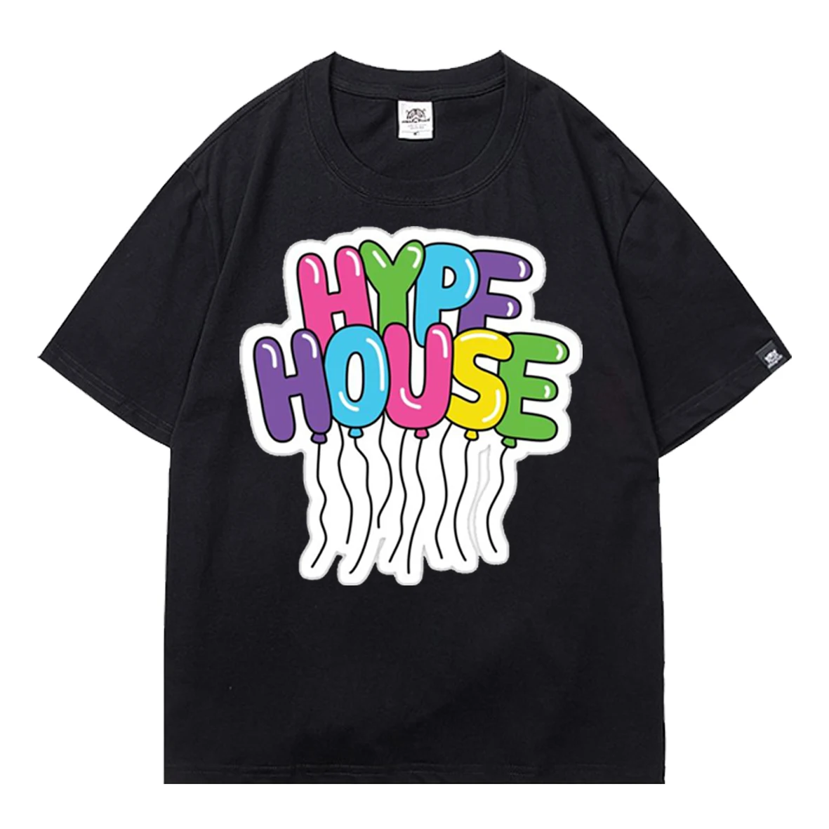 

Harajuku Hip Hop Hype House Print Oversized t shirt Short Sleeved T-shirts T Shirt for Unisex Spring Summer Tee Tops T-shirt