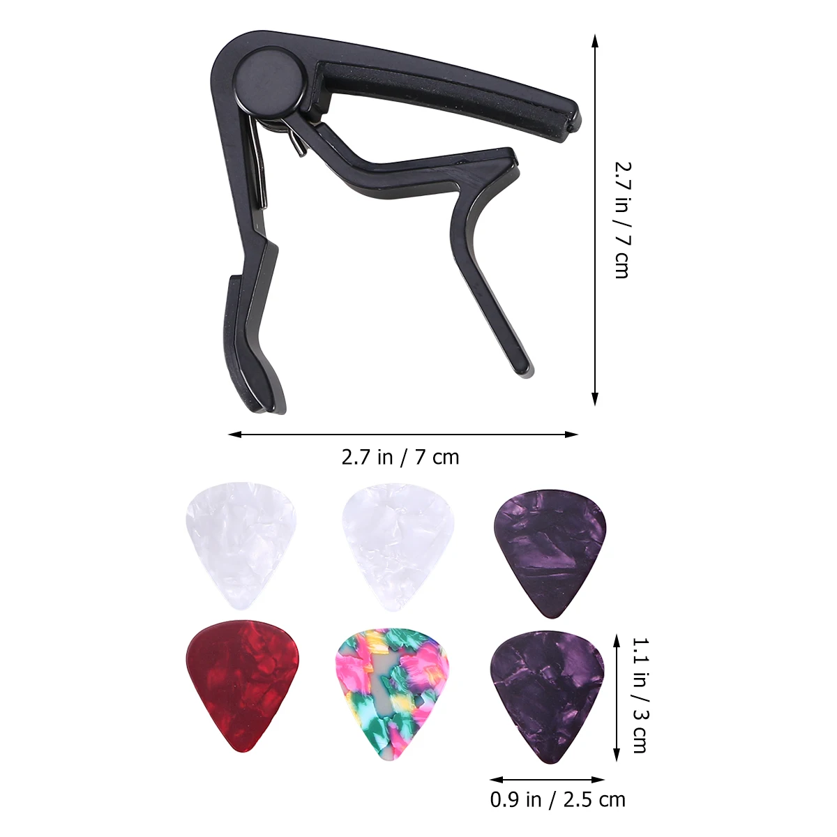 Гитарный каподастр 1 комплект гитарный из алюминиевого сплава | Спорт и