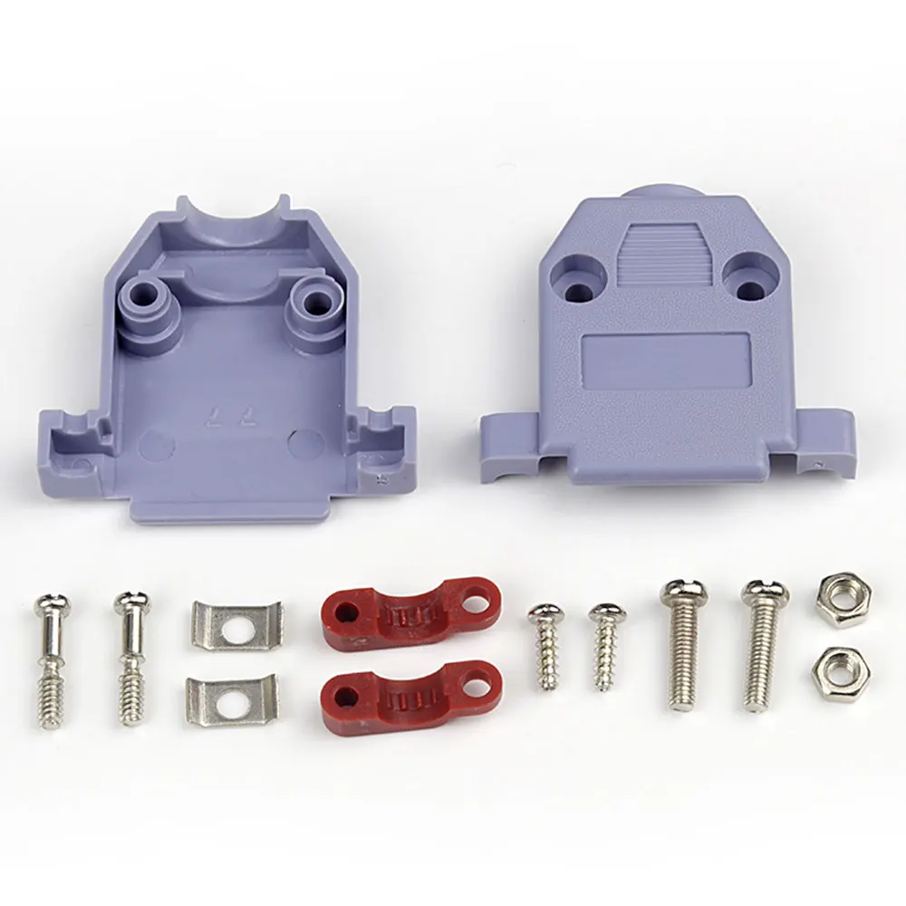 DB15 коннекторы для сварки штепсельная вилка/гнездо ABS Shell Kit 2 ряда 15 Pin разъем