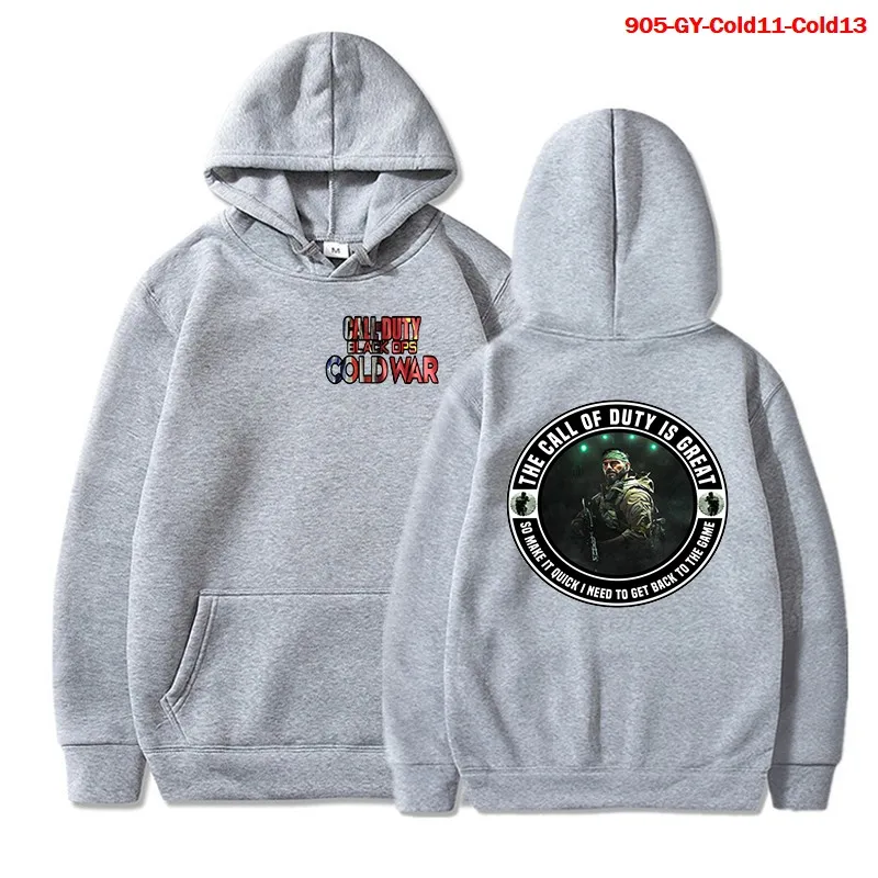 

Cotton Polyester Kawaii Hoodies Girls Harajuku Hoodie Autumn Women Coats Call of Duty Black Ops Cold War Sweatshirt Men Clothes