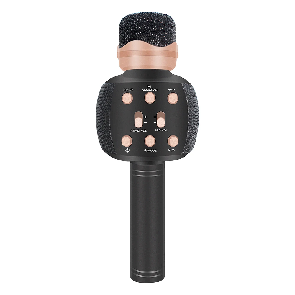 

New Upgrade From Ws858 Karaoke Microphone WithSpeaker Wireless For Computer Phone Recording Gifts For Kids Andriod&IOS
