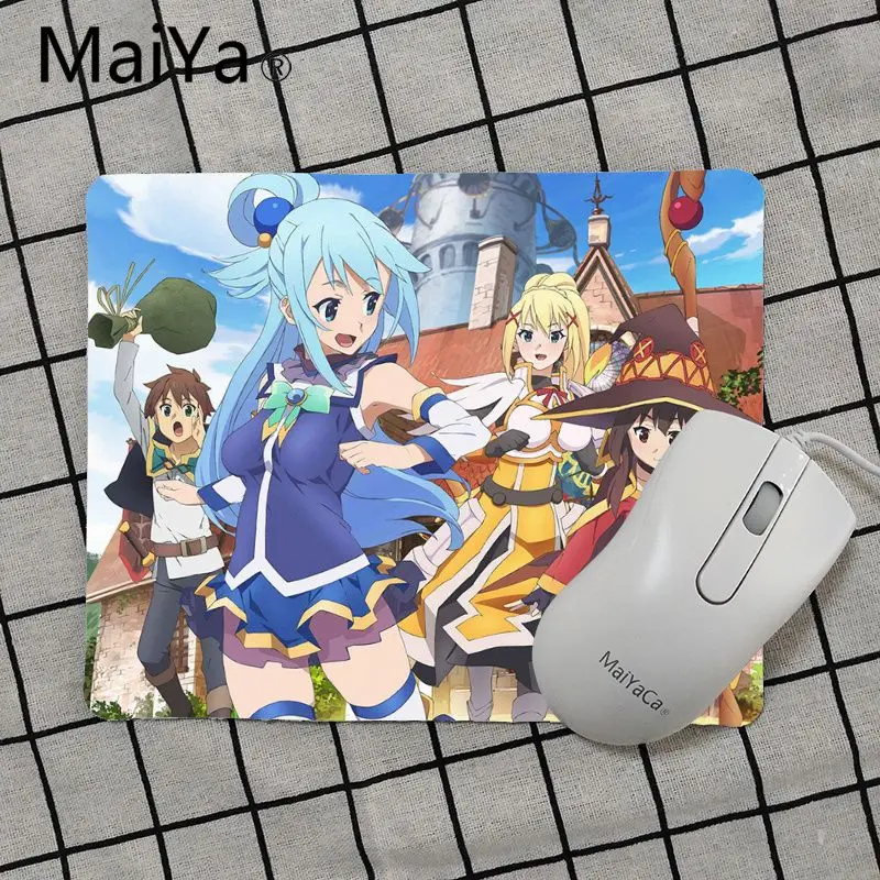 Maiya высокое качество Konosuba Megumin аниме уникальный настольный коврик игровой для