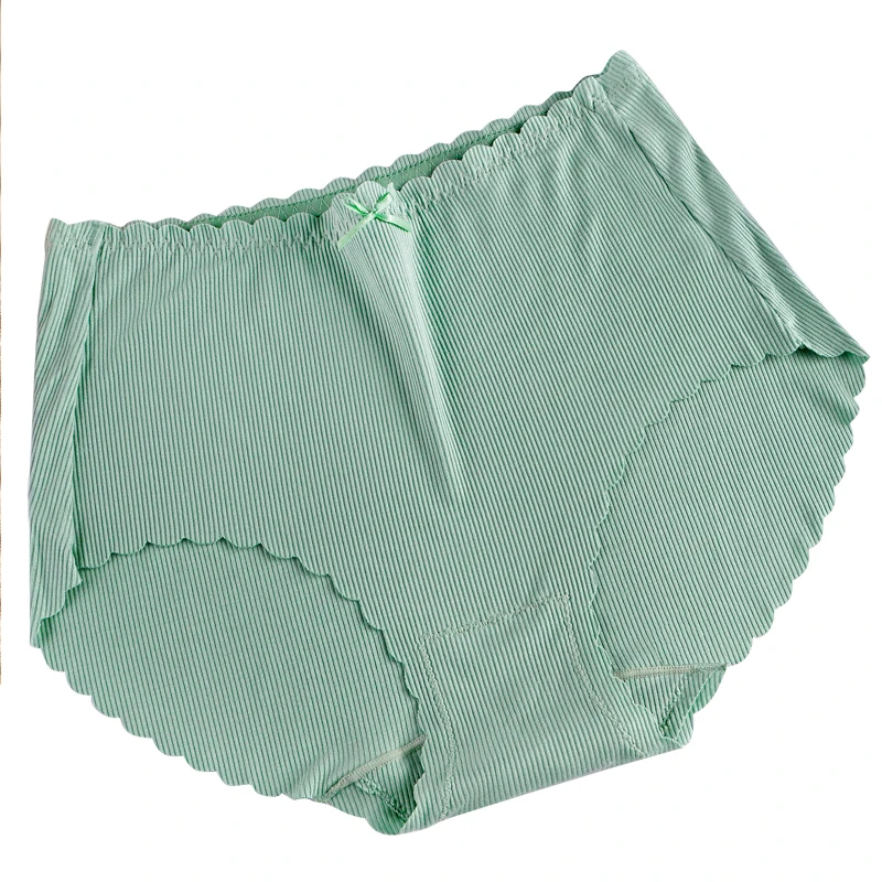 3Pcs/lot Thin No trace Soft High elasticity Comfortable ruffles Lingeries Modal Underwears Women Panties Plus Size 6XL Briefs | Женская