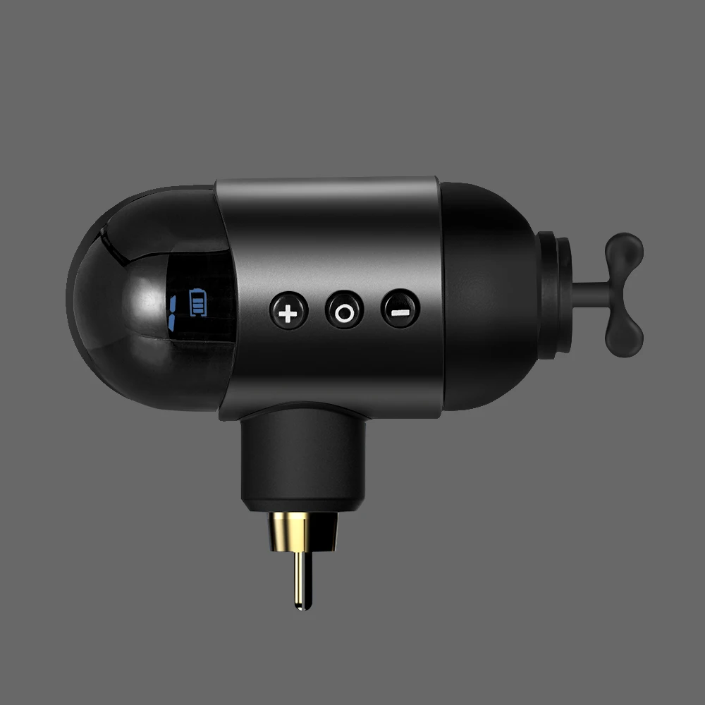 Новый мини беспроводной аккумулятор LCD источник питания татуировки RCA/DC разъем