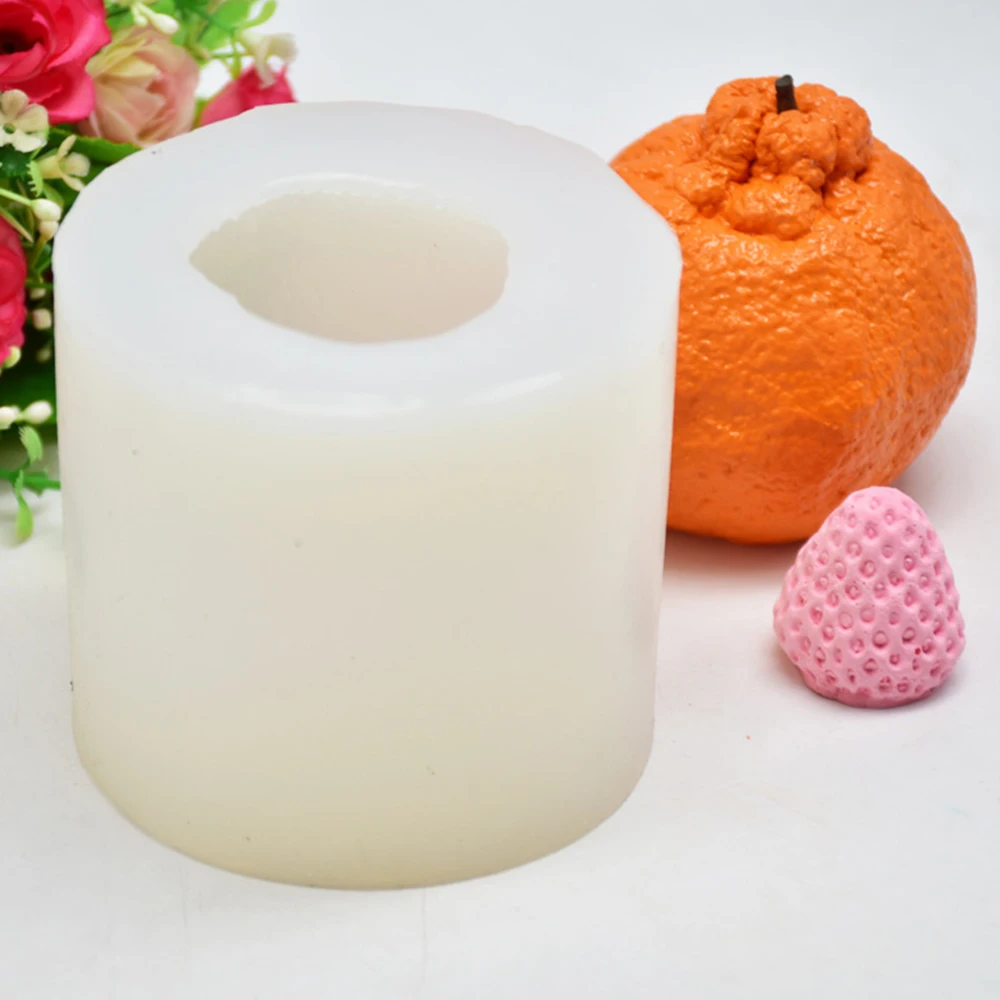 3D реалистичное уродливое оранжевое моделирование искусственное мыло для тортов