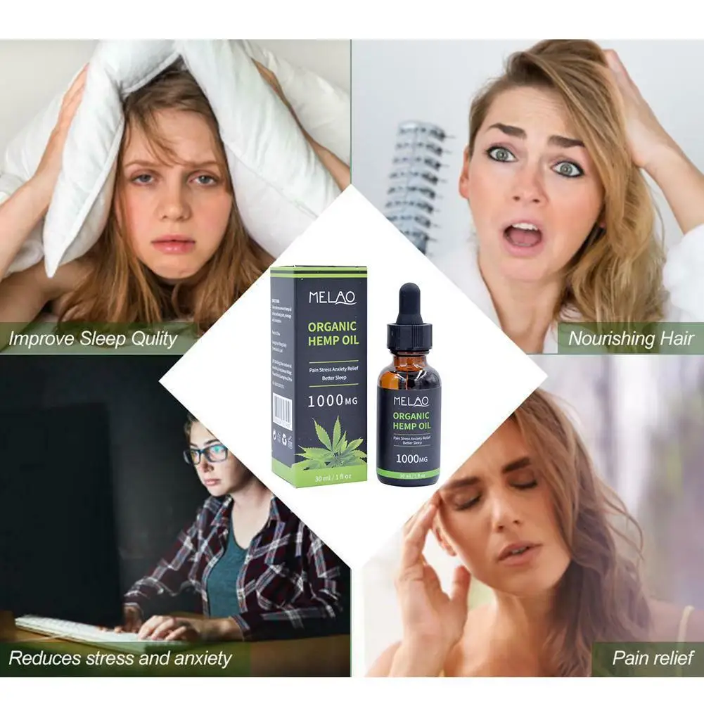 Органическое эфирное масло био-активное конопляное капли травяное уход за кожей