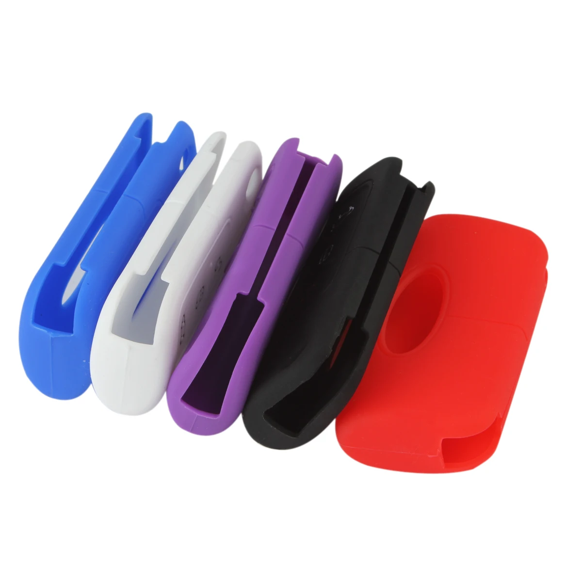 3 кнопочный силиконовый раскладной чехол для ключей Ford Fiesta|Футляр автомобильного