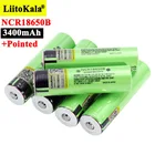 Литиевая аккумуляторная батарея Liitokala NCR18650B, 3,7 в, 3400 мАч, 18650