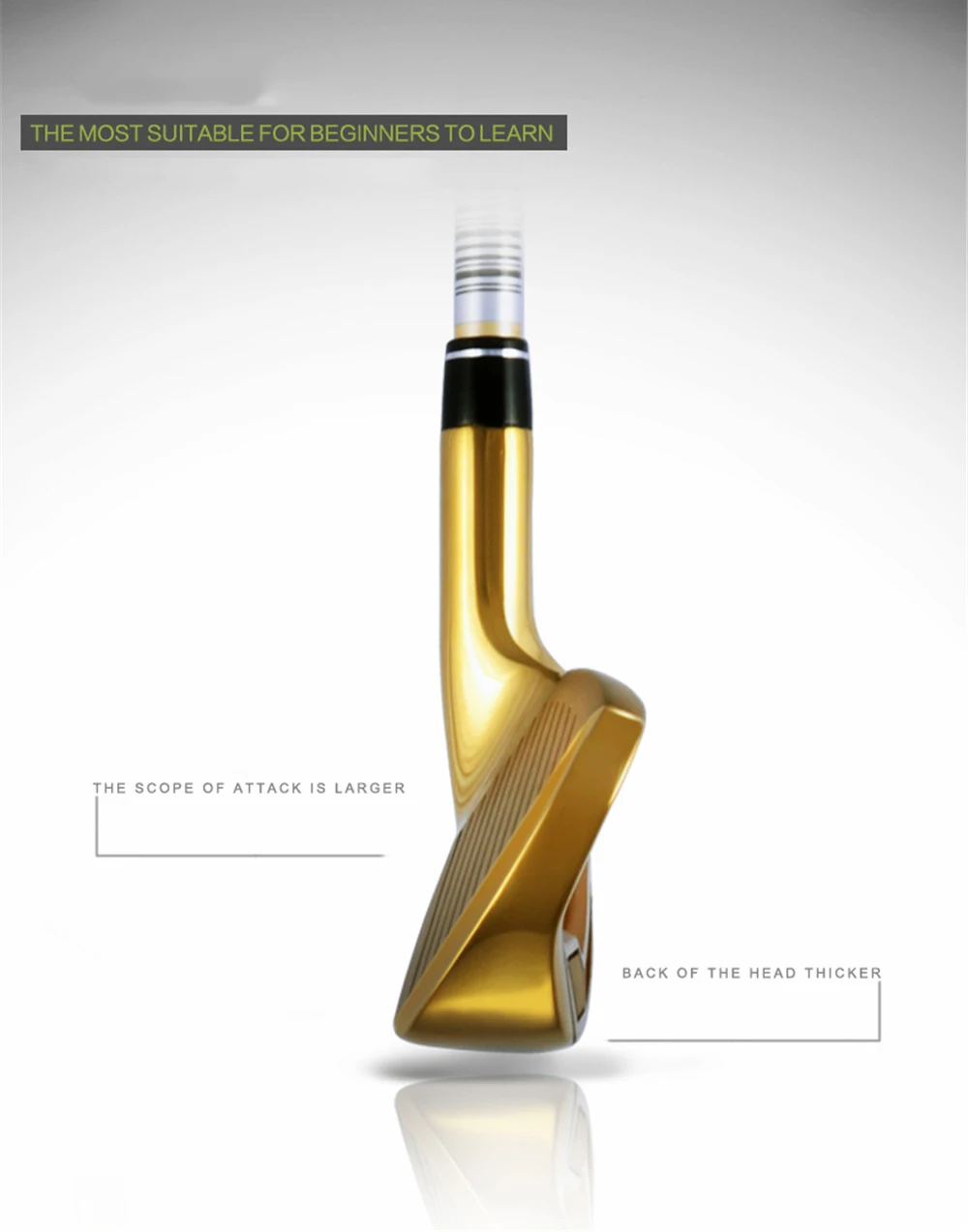 Новинка золотые клюшки для гольфа PGM Обложка мужчин производители 7 го утюга