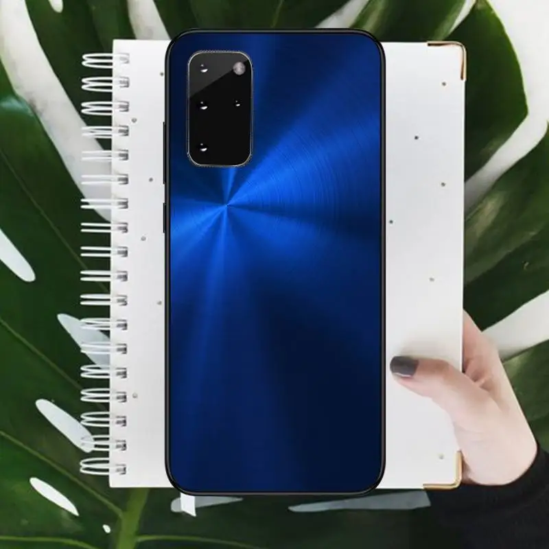 

Dark Brushed Metal Texture Phone Case For Samsung galaxy S 9 10 20 A 10 21 30 31 40 50 51 71 s note 20 j 4 2018 plus