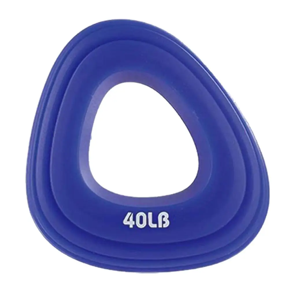 

Portable 40LB Strength Finger Hand Wrist Gripper Ring Strengthener Dark Blue