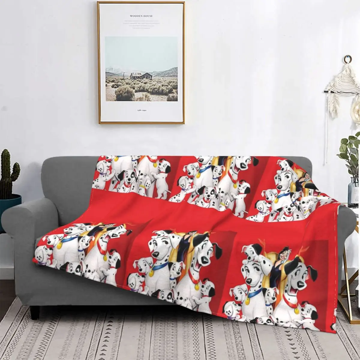 

Manta de dальmatas a cuadros para cama, manta de muselina, pickick, 101