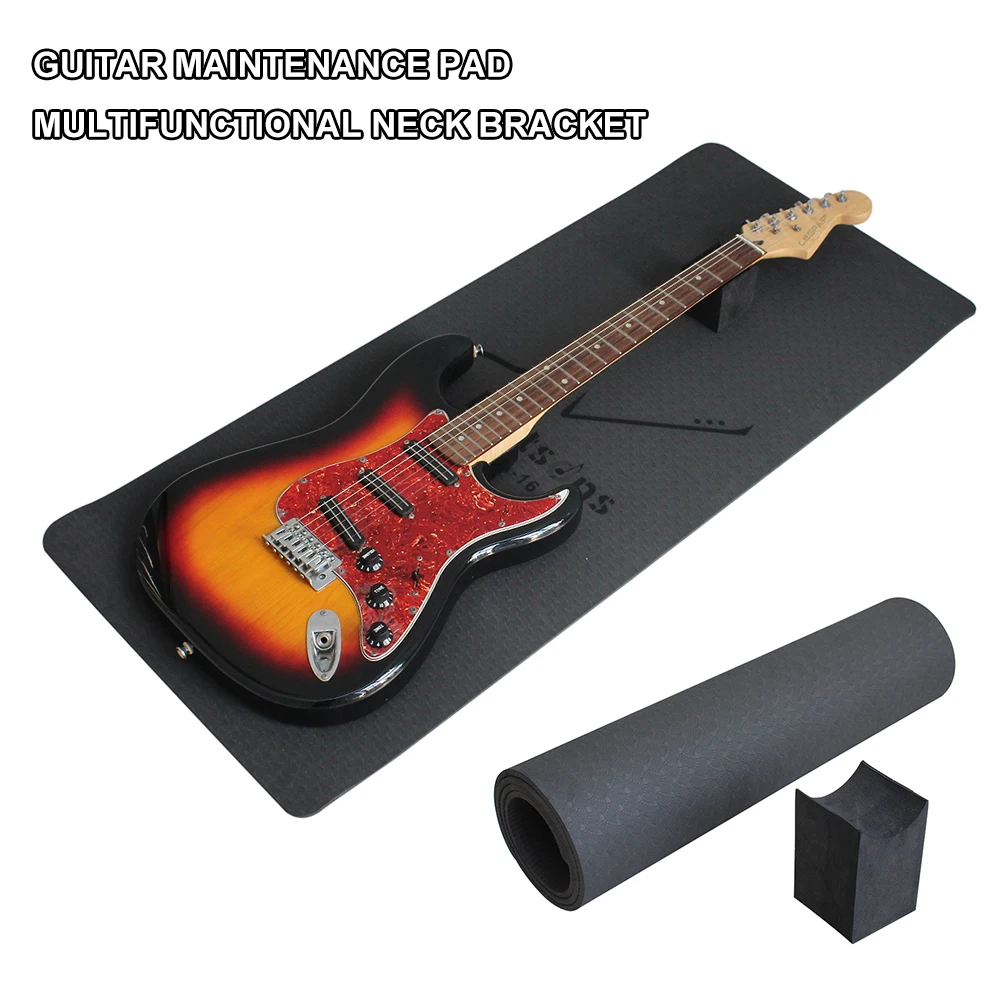 gitarre arbeit matte pad akustische elektrische gitarre neck halterung protector instrument reparatur wartung pflege werkzeug free global shipping