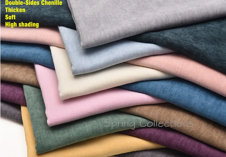 280*100 см цельная Мягкая двусторонняя шенилля Обивка ткани цветы для дивана ковер