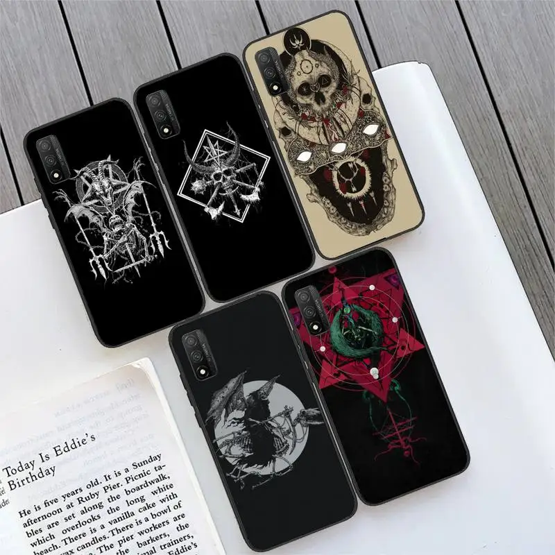 

Gothic Witch Satan Phone Case For Xiaomi 2 9 10 5 6 8 9 MIX 2 3 A2 A1 note 10 pro se t lite Fundas Cover