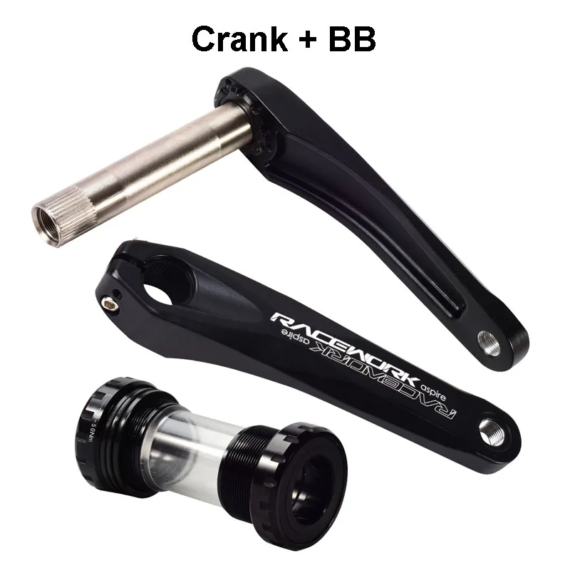 Crank with BB RACEWORK система велосипеда 170 мм MTB GXP шатун с цепным кольцом 32T 34T 36T 38T w/Нижний Кронштейн для SRAM XX1 XO1 X1 GX XO X9 - Цвет: Crank with BB
