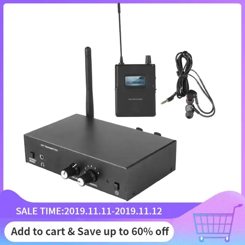 Для ANLEON S2 стерео беспроводной в ухо монитор система сценического мониторинга 561-568 МГц профессиональные приемники передатчик