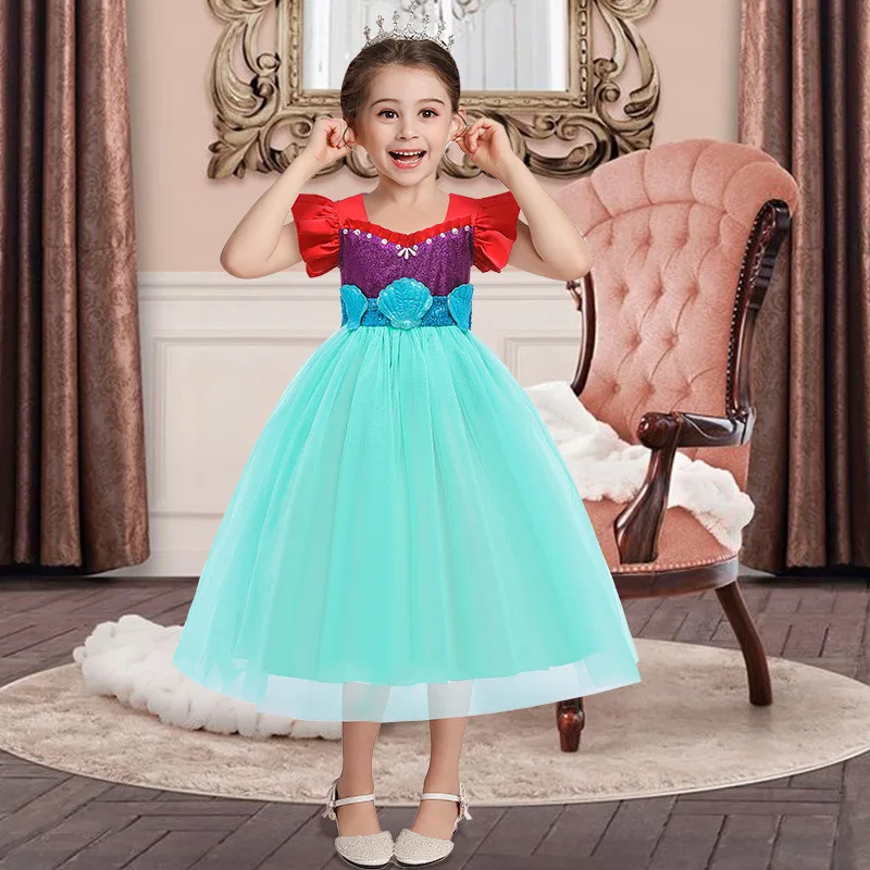 

Baby Girls Dress Flowers Formal Evening Prom Gown Dress Elegant Tiers Easter Carnival Costume Flower Girl edding Princess Dress