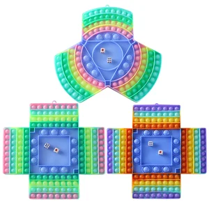 Popite Big Size Board Game Fidget Toys Four-Person Xxl Sensory Push
Toys Antistress Kid Children Game Toys For Kids Adult Gift