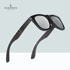 Деревянные солнцезащитные очки BOBO BIRD в стиле ретро из черного дерева с серыми поляризационными линзами и модным лазером на деревянной оправе, дропшиппинг OEM DG08a