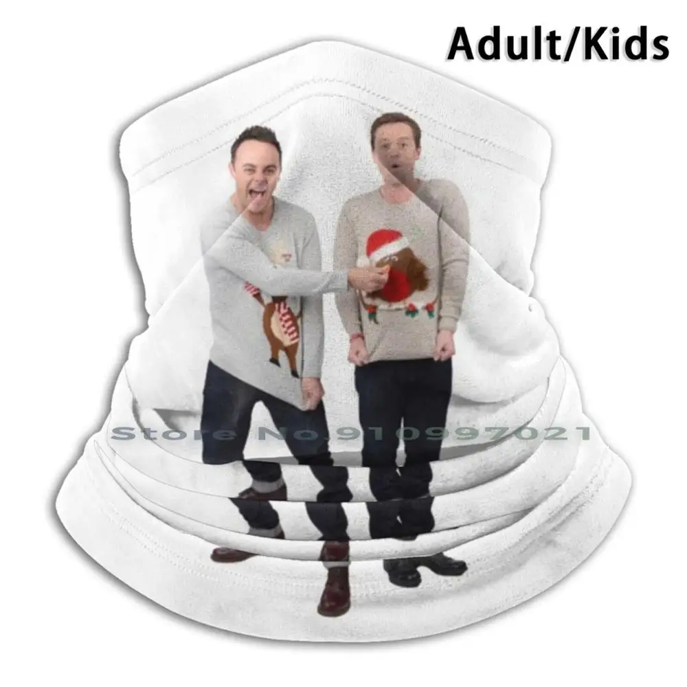 

Рождественский шарф-маска с муравьями и деком, шейные шарфы, обертывания для лица, фуляр, бандана, Маскировочная маска-муравей, друзья-деки, ...