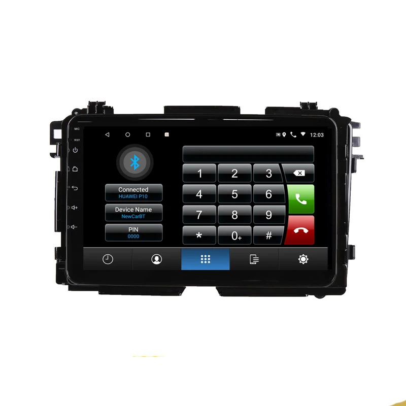 Автомагнитола 9 " 4 Гб ОЗУ 8 ядер Android DVD GPS навигация для Honda HR-V HRV XRV Vezel 2013 2014-2018 |