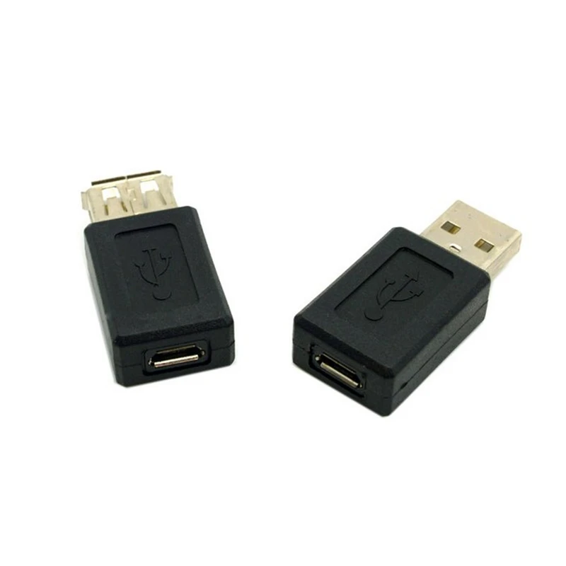 

10 компл./лот Micro USB B 5pin female к USB2.0 A male & USB2.0 A female переходник для передачи данных