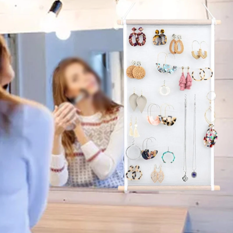 

Подвесной органайзер для сережек, настенный держатель для сережек