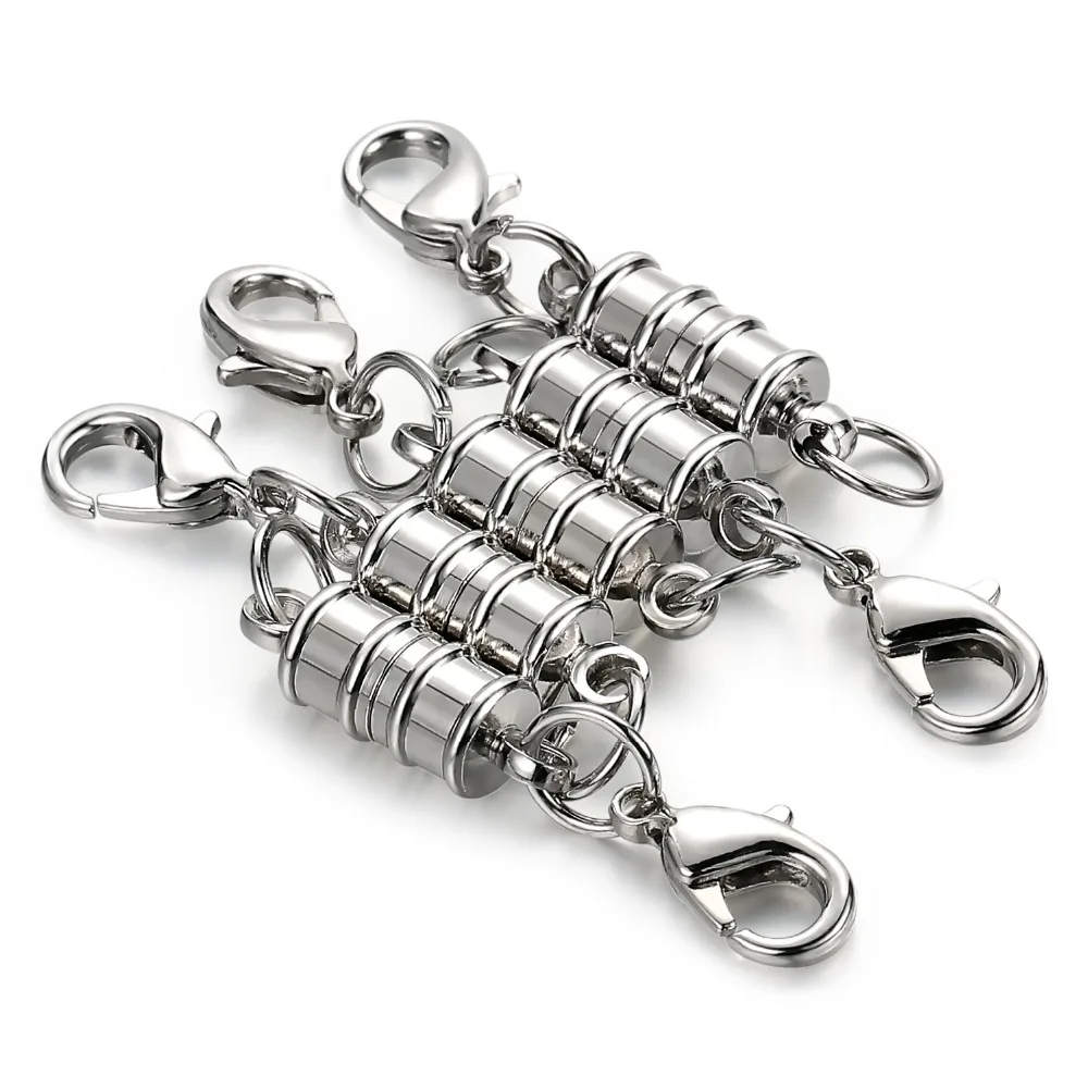 Магнитные застежки с родиевым покрытием волшебные магнитные умный соединитель