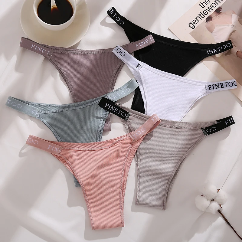 

4 Color Cotton Panties Briefs Women Underpants Female Sexy Panties Thong Women's Pantys Underwear Solid Color Intimate Lingerie