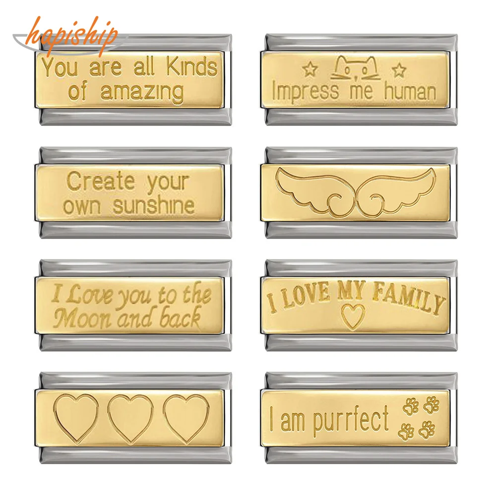 Hapiship 2020 г. новый тренд оригинальная Маргаритка золотистого цвета подвеска